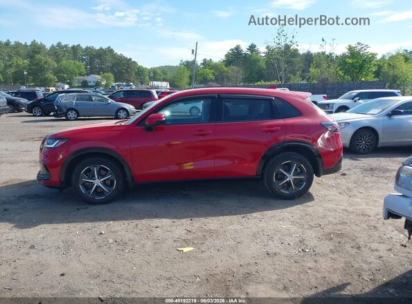 3CZRZ2H7XSM747383 2025 HONDA HR-V Red სალონის 360-გრადუსიანი ხედი