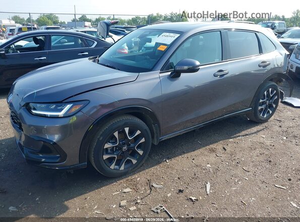 3CZRZ2H7XTM734781 2026 HONDA HR-V Gray Առջևի ձախ երեք քառորդ տեսարան