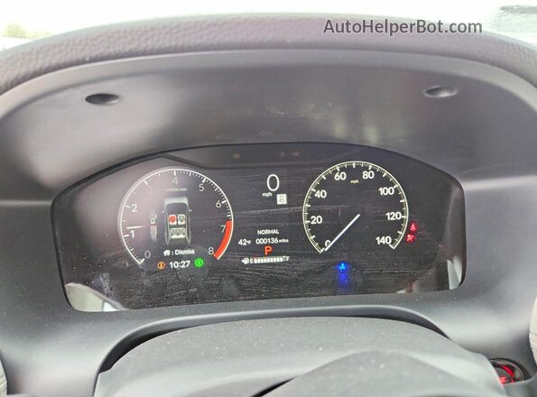 3CZRZ2H7XTM763391 2026 HONDA HR-V Blue Instrument cluster view