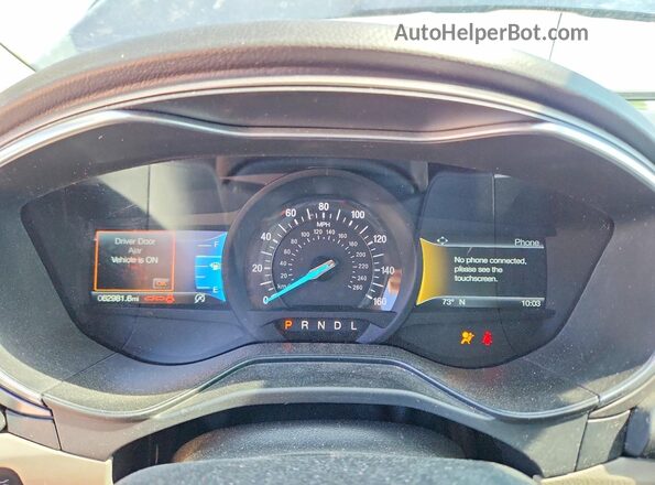 3FA6P0CD0LR160412 2020 FORD FUSION Black Սարքավորումների վահանակի տեսք