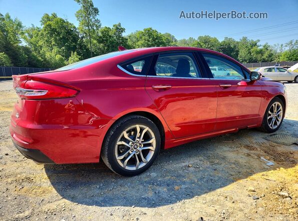 3FA6P0CD0LR209186 2020 FORD FUSION Red 