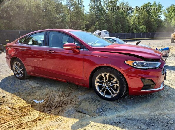 3FA6P0CD0LR209186 2020 FORD FUSION Red 