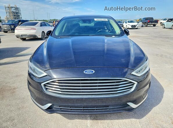 3FA6P0CD1KR181378 2019 FORD FUSION Black წინა ხედი