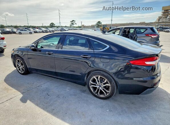 3FA6P0CD1KR181378 2019 FORD FUSION Black უკანა მარცხენა
