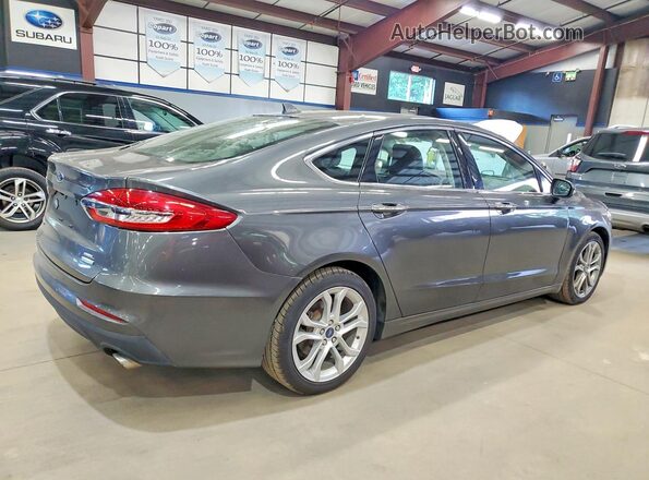 3FA6P0CD2KR110383 2019 FORD FUSION Gray 