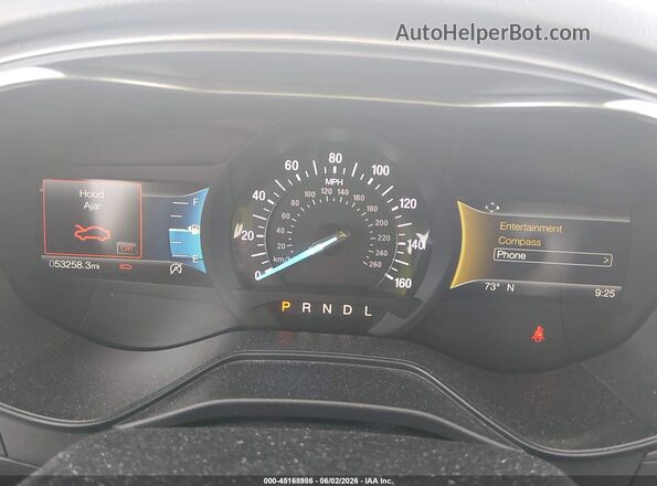3FA6P0CD2LR206404 2020 FORD FUSION Серебряный Вид задних сидений