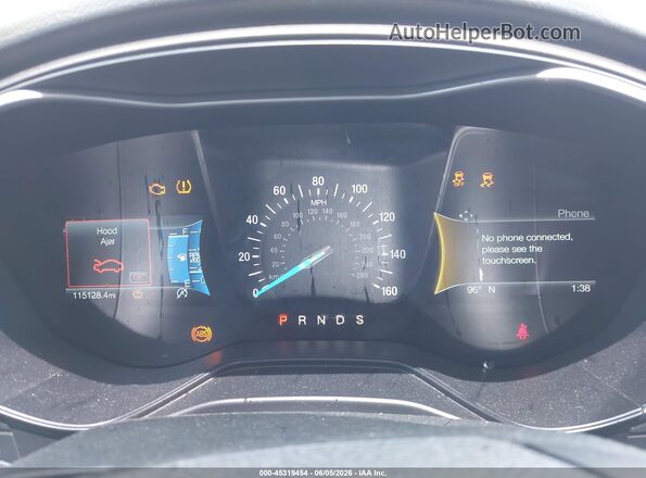3FA6P0CD3KR150486 2019 FORD FUSION Blue Widok tylnych siedzeń