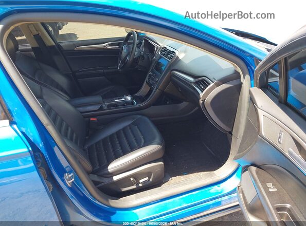 3FA6P0CD3KR150486 2019 FORD FUSION Blue Widok wnętrza z przodu