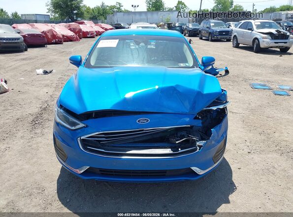 3FA6P0CD3KR150486 2019 FORD FUSION Blue Widok zestawu wskaźników