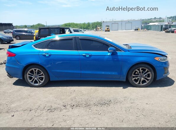 3FA6P0CD3KR150486 2019 FORD FUSION Blue Widok wnętrza z tyłu