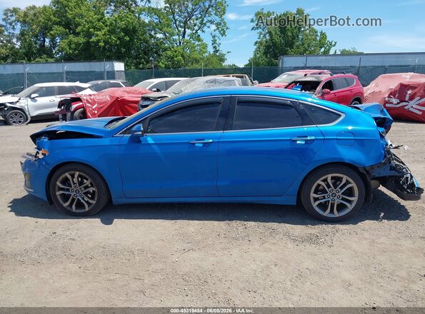 3FA6P0CD3KR150486 2019 FORD FUSION Blue Widok wnętrza 360 stopni
