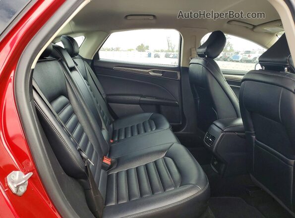 3FA6P0CD3LR154278 2020 FORD FUSION Красный Вид задних сидений