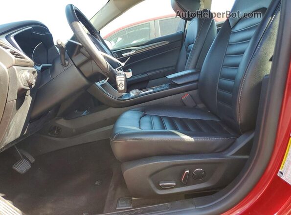 3FA6P0CD3LR154278 2020 FORD FUSION Красный Вид салона спереди