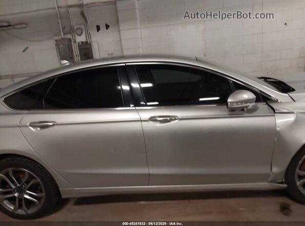 3FA6P0CD4KR237975 2019 FORD FUSION Silver Вид задньої частини салону