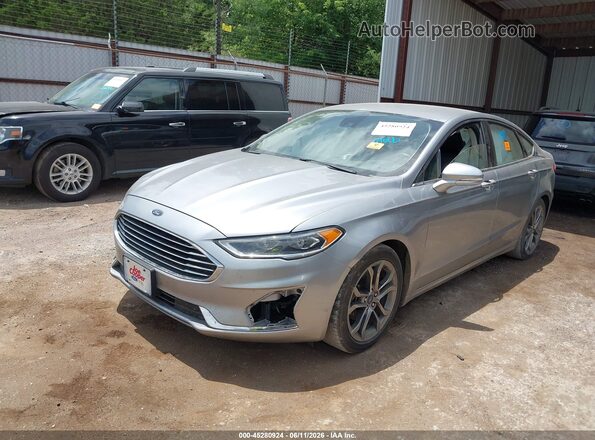 3FA6P0CD5LR163757 2020 FORD FUSION Silver Առջևի ձախ երեք քառորդ տեսարան