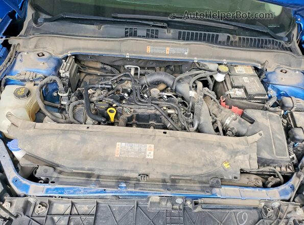 3FA6P0CD5LR192675 2020 FORD FUSION Blue Սալոնի հետևի տեսք