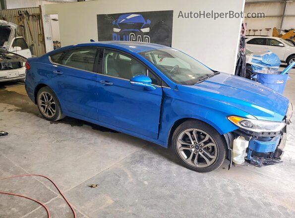 3FA6P0CD5LR192675 2020 FORD FUSION Blue Առջևի աջ