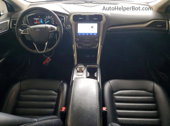 3FA6P0CD5LR192675 2020 FORD FUSION Blue Առջևի վահանակի տեսք