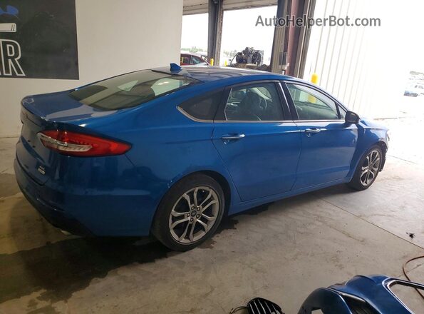 3FA6P0CD5LR192675 2020 FORD FUSION Blue Հետևի աջ