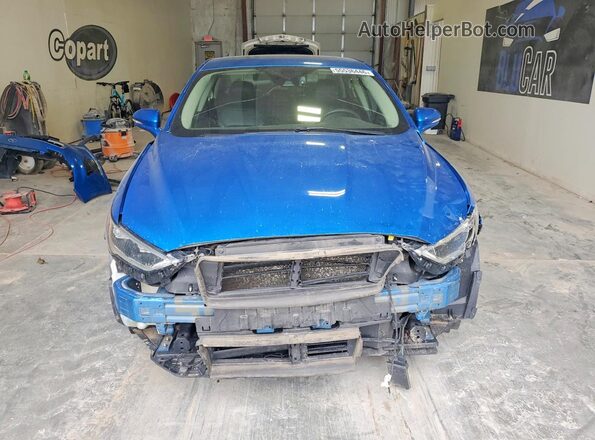 3FA6P0CD5LR192675 2020 FORD FUSION Blue Դիմացի տեսք