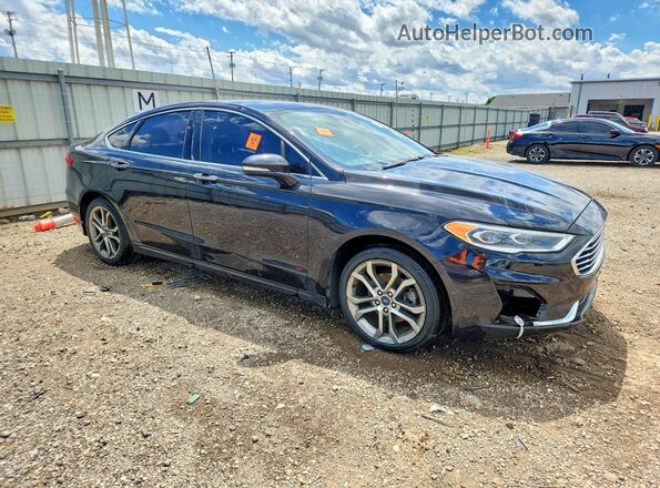 3FA6P0CD6KR141507 2019 FORD FUSION Black Przód prawy