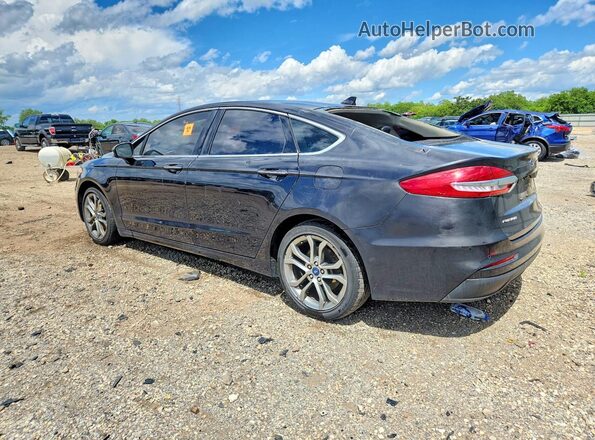 3FA6P0CD6KR141507 2019 FORD FUSION Black Tył lewy