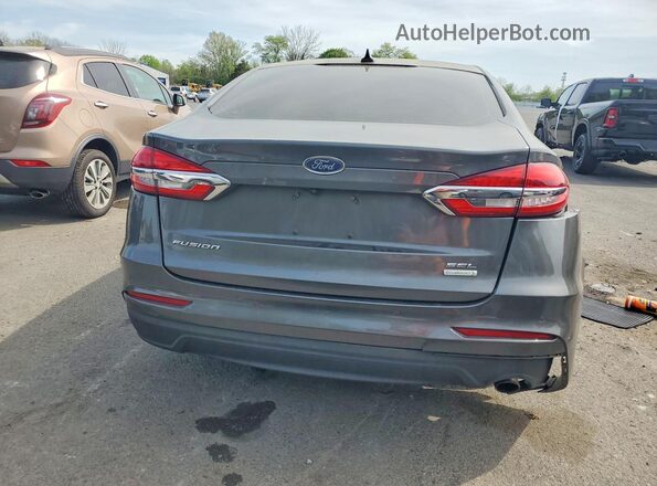 3FA6P0CD6KR181599 2019 FORD FUSION Gray უკანა ხედი