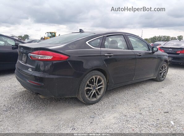 3FA6P0CD6KR237055 2019 FORD FUSION Black Задня права чверть