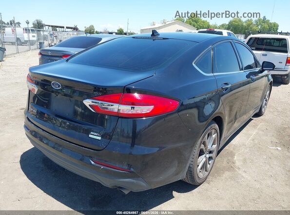 3FA6P0CD6LR117760 2020 FORD FUSION Black Trasero derecho