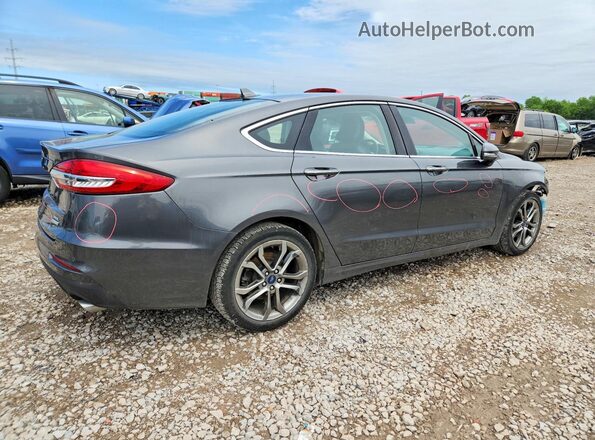 3FA6P0CD7KR254057 2019 FORD FUSION Gray 