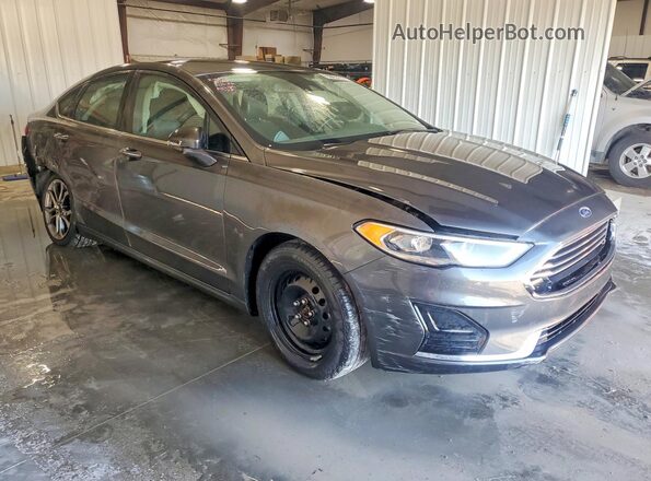 3FA6P0CD7LR196145 2020 FORD FUSION Gray Front right