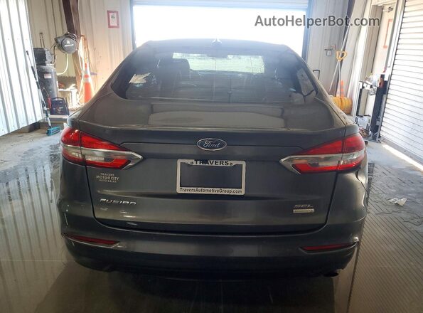 3FA6P0CD7LR196145 2020 FORD FUSION Gray Rear view