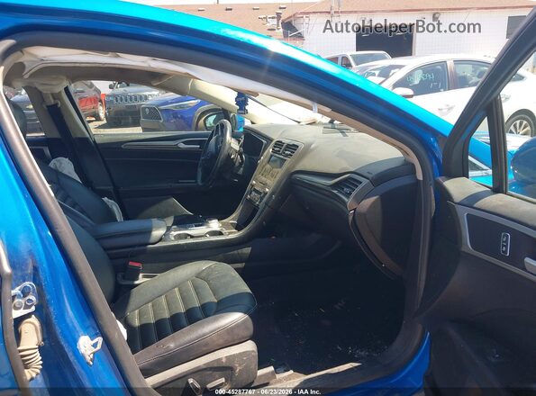3FA6P0CD8KR117645 2019 FORD FUSION Blue Սալոնի դիմացի տեսք