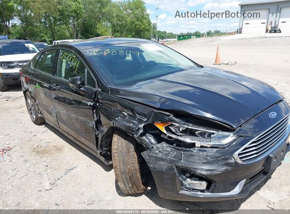 3FA6P0CD8KR219639 2019 FORD FUSION Black Դիմացի տեսք