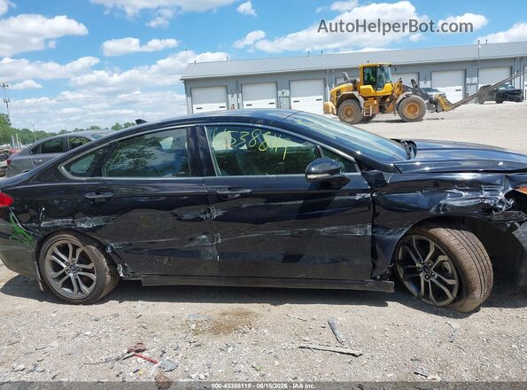3FA6P0CD8KR219639 2019 FORD FUSION Black Սալոնի հետևի տեսք