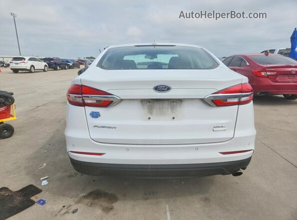 3FA6P0CD9KR145325 2019 FORD FUSION Белый Вид сзади