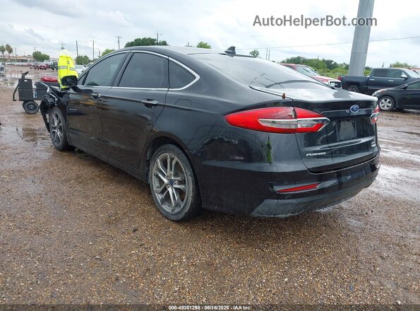 3FA6P0CD9KR259485 2019 FORD FUSION Black Задня ліва чверть