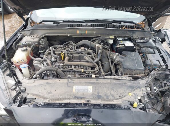 3FA6P0CD9KR259485 2019 FORD FUSION Black Вид ззаду