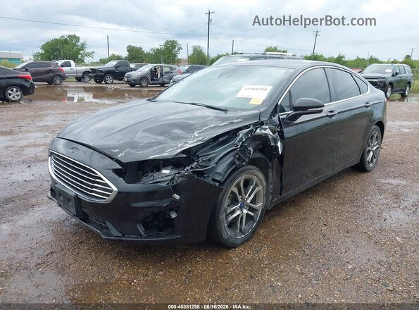 3FA6P0CD9KR259485 2019 FORD FUSION Black Вид спереду