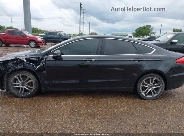 3FA6P0CD9KR259485 2019 FORD FUSION Black Панорамний вид салону 360°