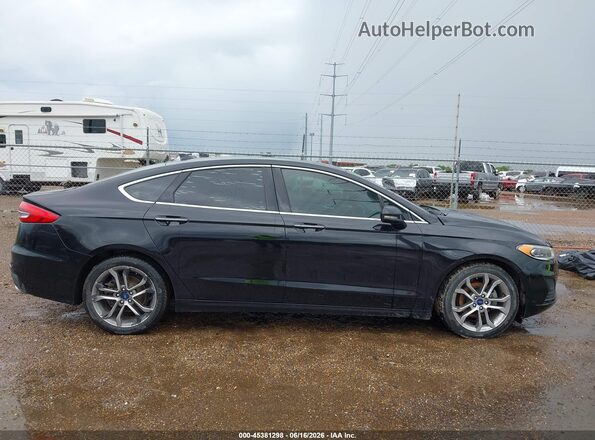 3FA6P0CD9KR259485 2019 FORD FUSION Black Вид задньої частини салону