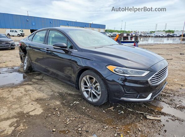 3FA6P0CD9LR258421 2020 FORD FUSION Black Przód prawy