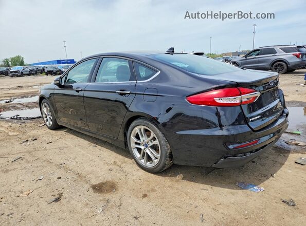 3FA6P0CD9LR258421 2020 FORD FUSION Black Tył lewy