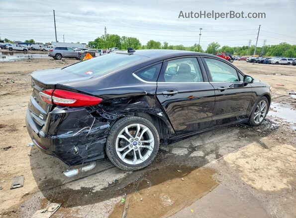 3FA6P0CD9LR258421 2020 FORD FUSION Black Tył prawy