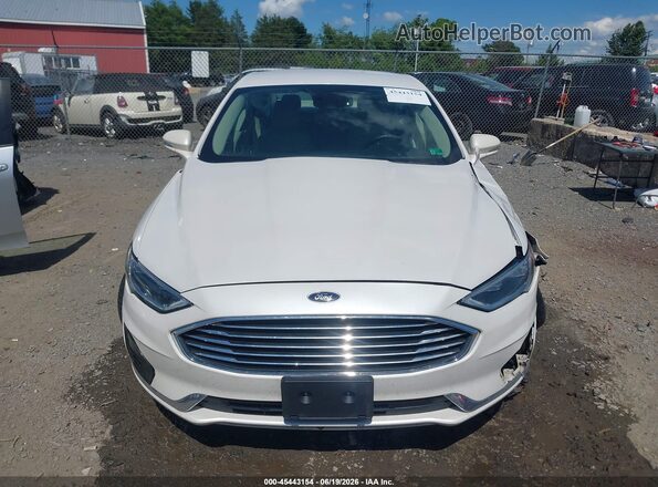 3FA6P0CDXKR224776 2019 FORD FUSION White Vista del cuadro de instrumentos