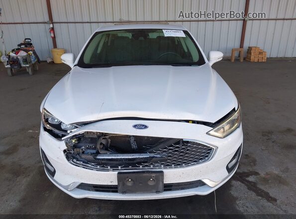 3FA6P0D90LR131356 2020 FORD FUSION White Vista del cuadro de instrumentos
