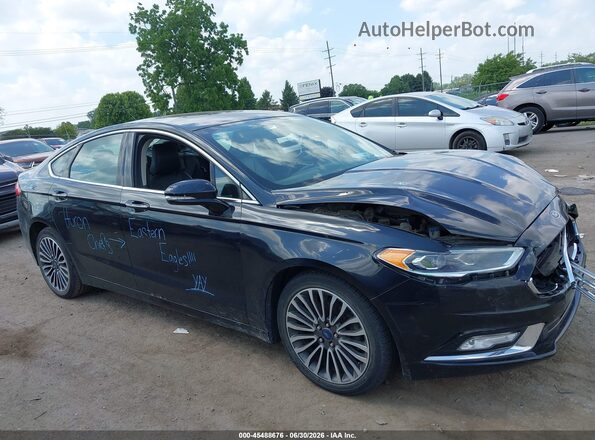 3FA6P0D91HR121023 2017 FORD FUSION Black Vista interior trasera