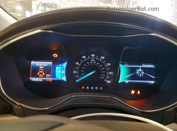 3FA6P0D91HR322825 2017 FORD FUSION Черный 