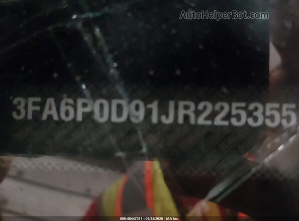 3FA6P0D91JR225355 2018 FORD FUSION Серебряный Вид подкапотного пространства