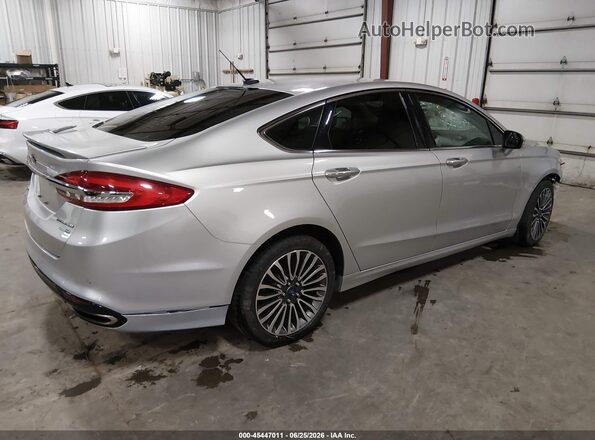 3FA6P0D91JR225355 2018 FORD FUSION Серебряный Задняя правая четверть